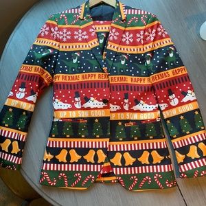 H&M Happy Rexmas T-Rex Christmas Suit - 34R & 30x30